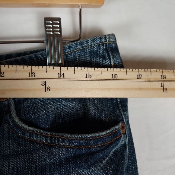 Lucky Brand Wonder Jeans Womens 6/28 Low Rise Bootcut 28x32 Y2K Stretch Blue - Picture 9 of 13